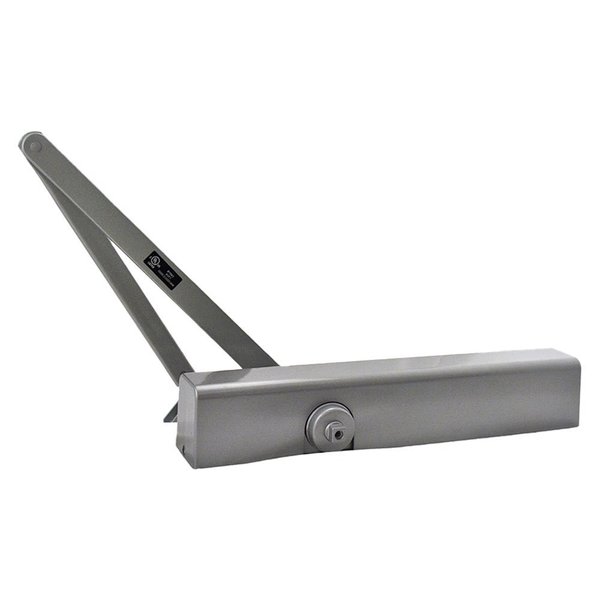 Falcon Medium Duty Surface Door Closer with Regular Arm with Parallel Arm Bracket Aluminum Finish SC81ARWPAAL